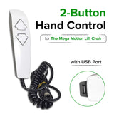 Standard 2-Button Hand Control for the Mega Motion Lift Chair (MM200) (CTL151305)