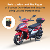 AC High Performance CDI Module (Ignitor) for 50cc, 90cc, 110cc, 125cc, & 150cc Gas Scooters & ATVs - 6 Pin Rounded Connector (Orange)