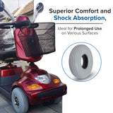 10"x3" (3.00-4, 260x85) Pneumatic Mobility Tire with C179G Spirit Ribbed Tread