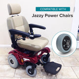 6"x2" Flat-Free Caster Wheel Assembly with Gray Tire for Jazzy Power Chairs