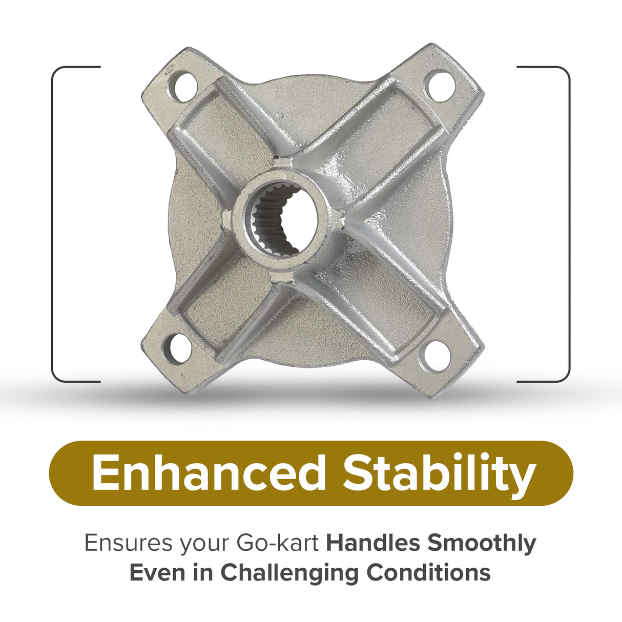 Rear Hub Flange for the Kandi 150FS, 150GKH-2, 150GKA-2, & 250FS Go-Karts