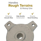 Rear Hub Flange for the Kandi 150FS, 150GKH-2, 150GKA-2, & 250FS Go-Karts