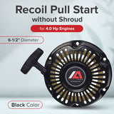 Recoil Pull Start without Shroud for 4.0 Hp Engines