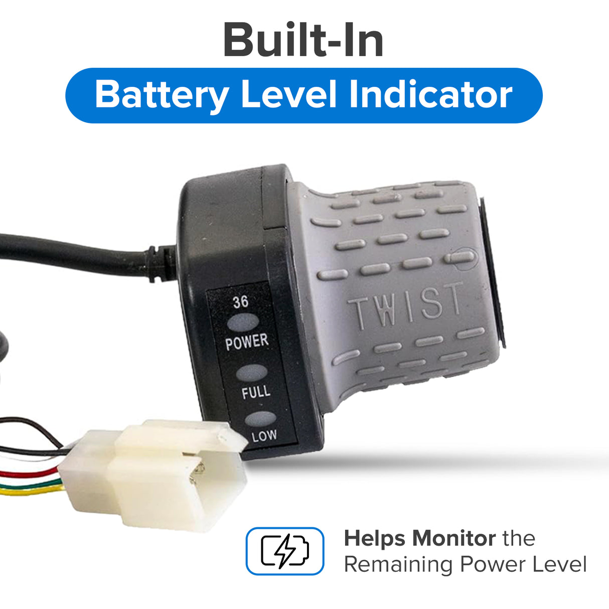 Razor Variable Speed 6-Wire Twist Grip Throttle for the Razor EcoSmart Metro