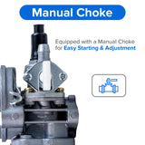 47cc, 49cc, 50cc, & 52cc Scooter & Pocket Bike Carburetor with 13 mm Intake