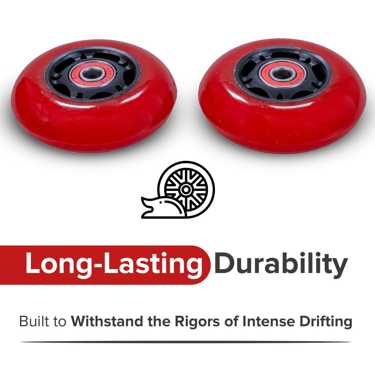 Rear Caster Wheels for the Razor PowerRider 360 (Set of 2)