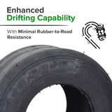 10x4.50-5 Tubeless Slick Tire  for Drift Trikes & Go-Karts