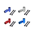 Patriotic Kick Scooter Stunt Pegs & Axle Bolts (Set of 2) - Image features a close-up view of metal pegs and bolts, highlighting their robust construction and compatibility with pro or freestyle kick scooters.