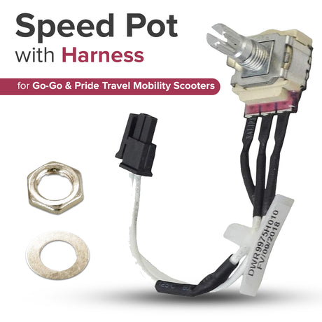 Speed Pot with Harness for Go-Go & Pride Travel Mobility Scooters (DWR9975H010)