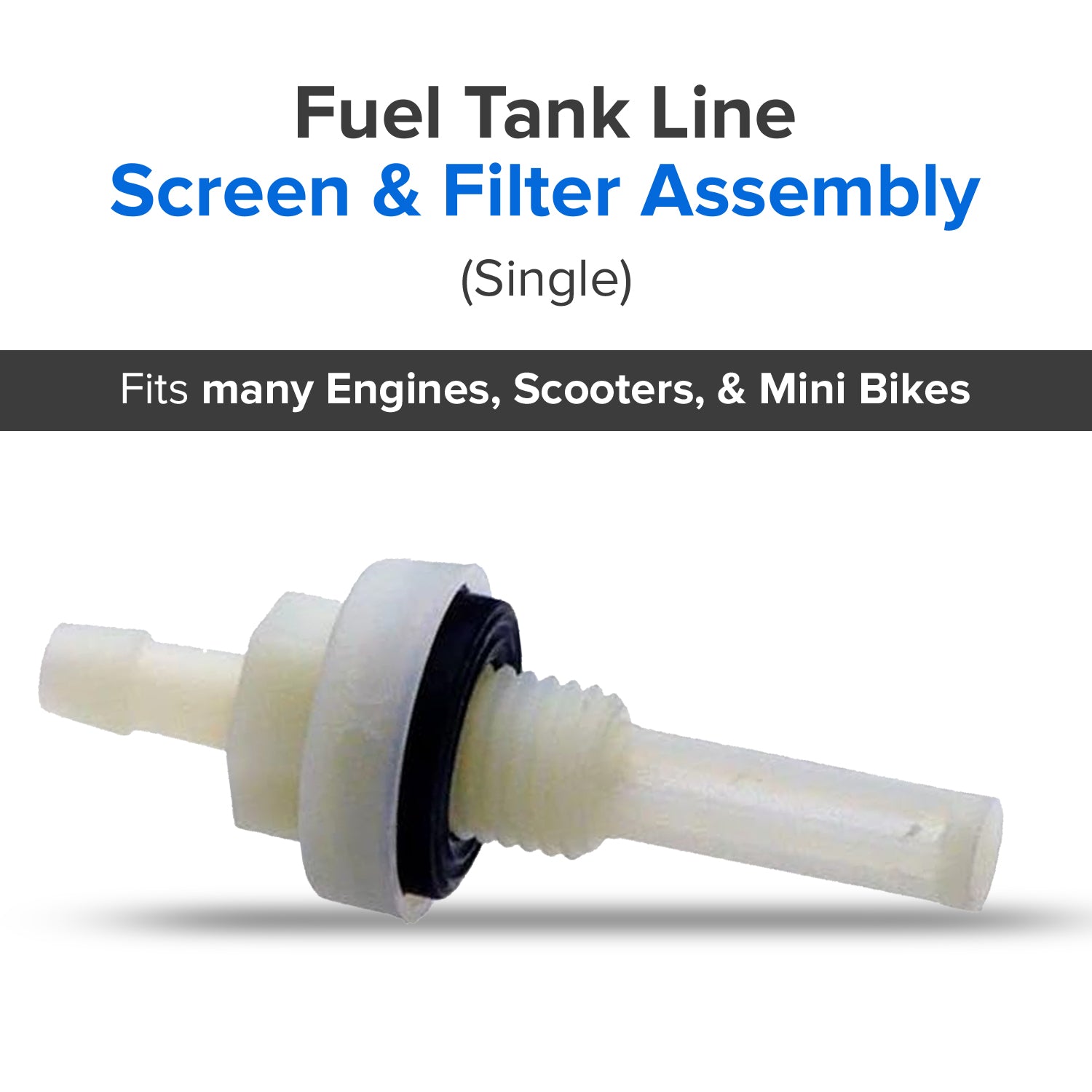 Fuel Tank Line Screen Assembly for Baja & Motovox Mini Bikes