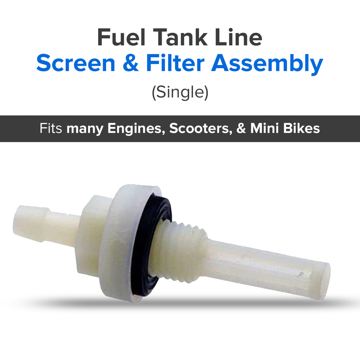 Fuel Tank Line Screen Assembly for Baja & Motovox Mini Bikes