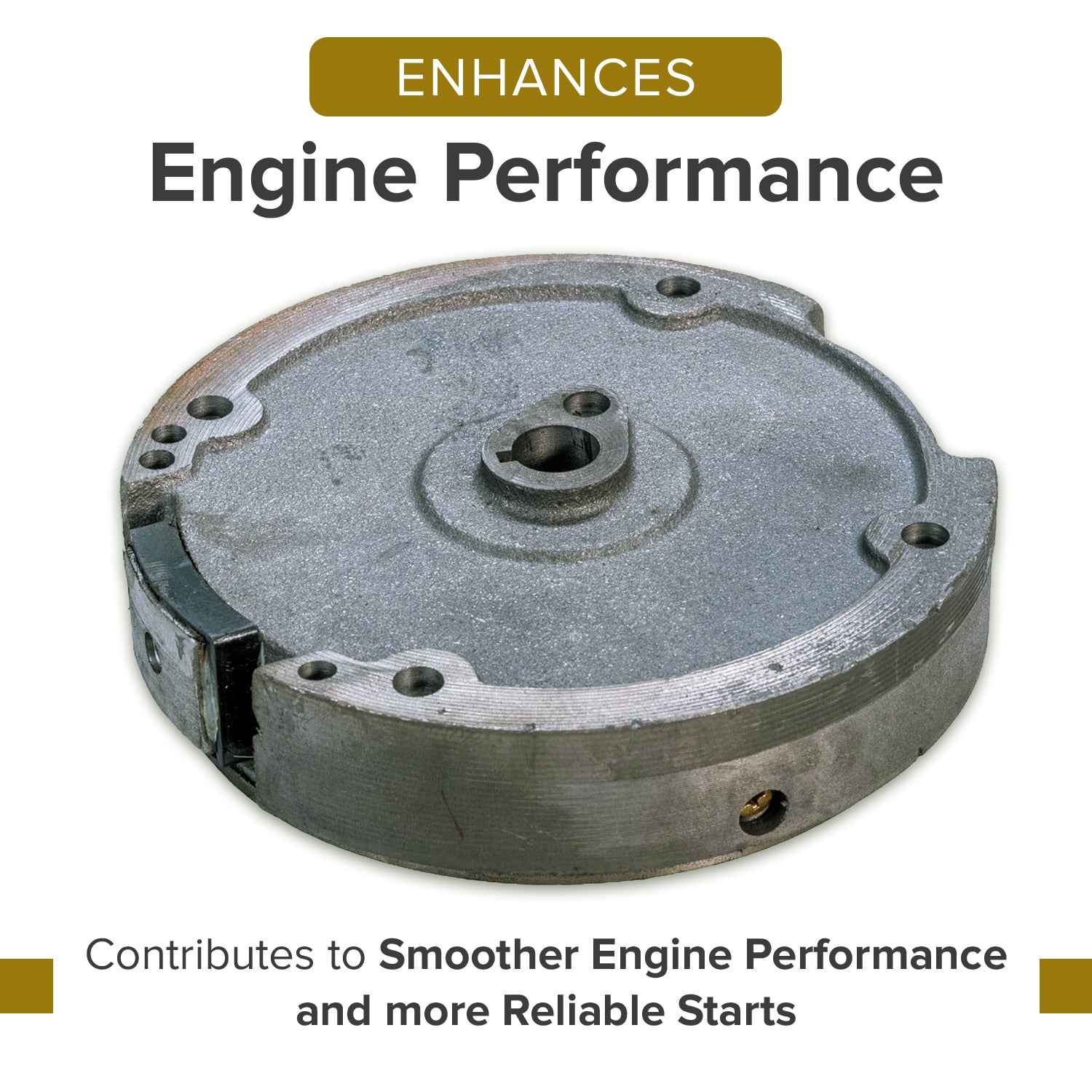 Three Magnet Flywheel for the 6.5 Hp (Honda GX200 Clone) Engine Baja MB165 & MB200 Mini Bike