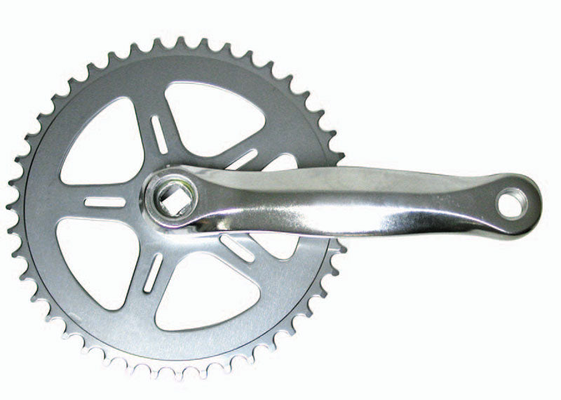 Close-up of the 152x32 Teeth Alloy Single Speed Sprocket, highlighting its intricate gear design and metallic finish, ideal for enhancing bikes or scooters with durable and efficient performance.