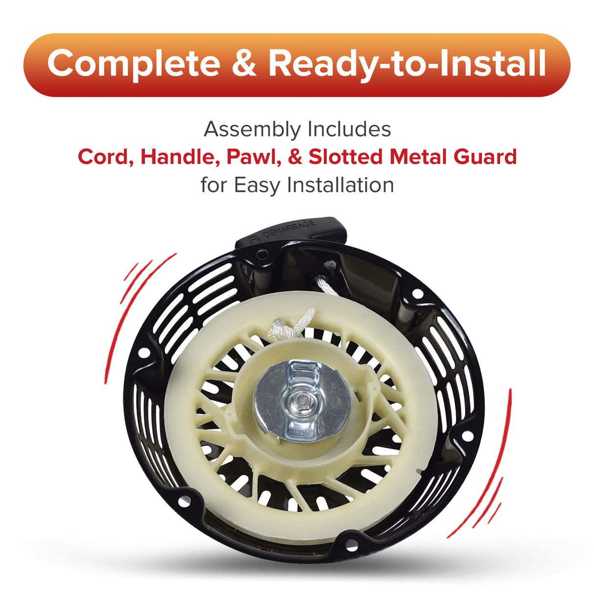 196cc 6.5 Hp Recoil Pull Start for the Coleman BT200X, CT200U Trail, & CT200U-EX Mini Bikes