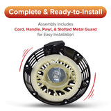 Pull Start for 196cc 6.5 Hp GX200 168F Go-Kart Engines