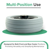 Universal 6" Polyurethane Caster Wheel with 608ZZ Bearings