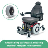Front Anti-Tip / Rear Caster Wheel for Jazzy 614 and 614 HD