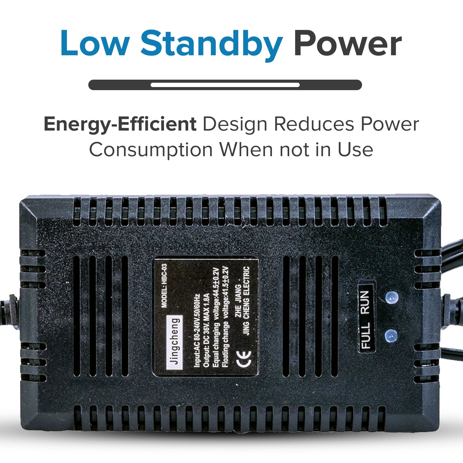 Electric Scooter Parts: 36 Volt 1.6 Amp 3-Prong Battery Charger