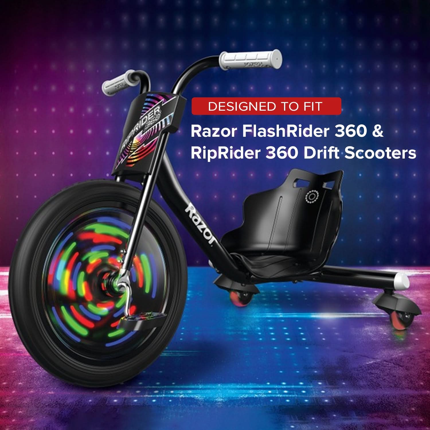 Rear Caster Wheels for the Razor PowerRider 360 (Set of 2)