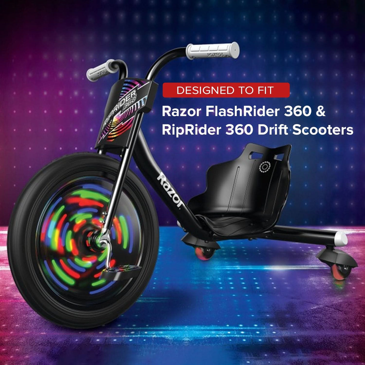Rear Caster Wheels for the Razor PowerRider 360 (Set of 2)