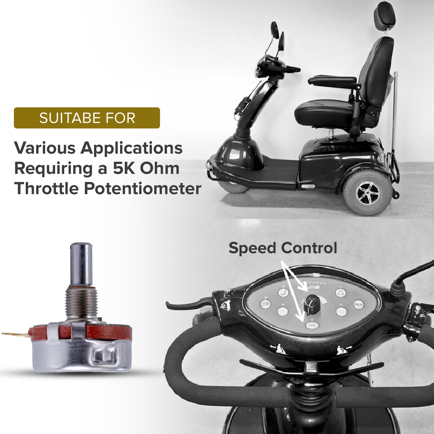 5K Ohm Throttle Potentiometer