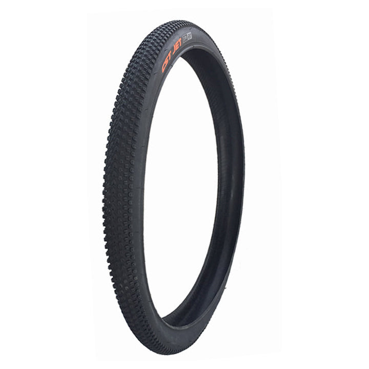 26x1.95 Directional All-Terrain Tire for the ANCHEER 26 350W Electric Mountain Bike, featuring a rugged tread pattern, ideal for enhanced traction on gravel trails.