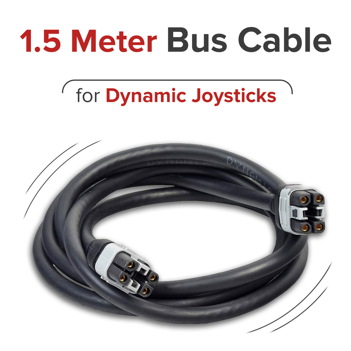 1.5 Meter Bus Cable for Dynamic Joysticks (GSM80233/MBC-DYNSBC/1133165/63300042/DWR1111H204/2361-00300-06)