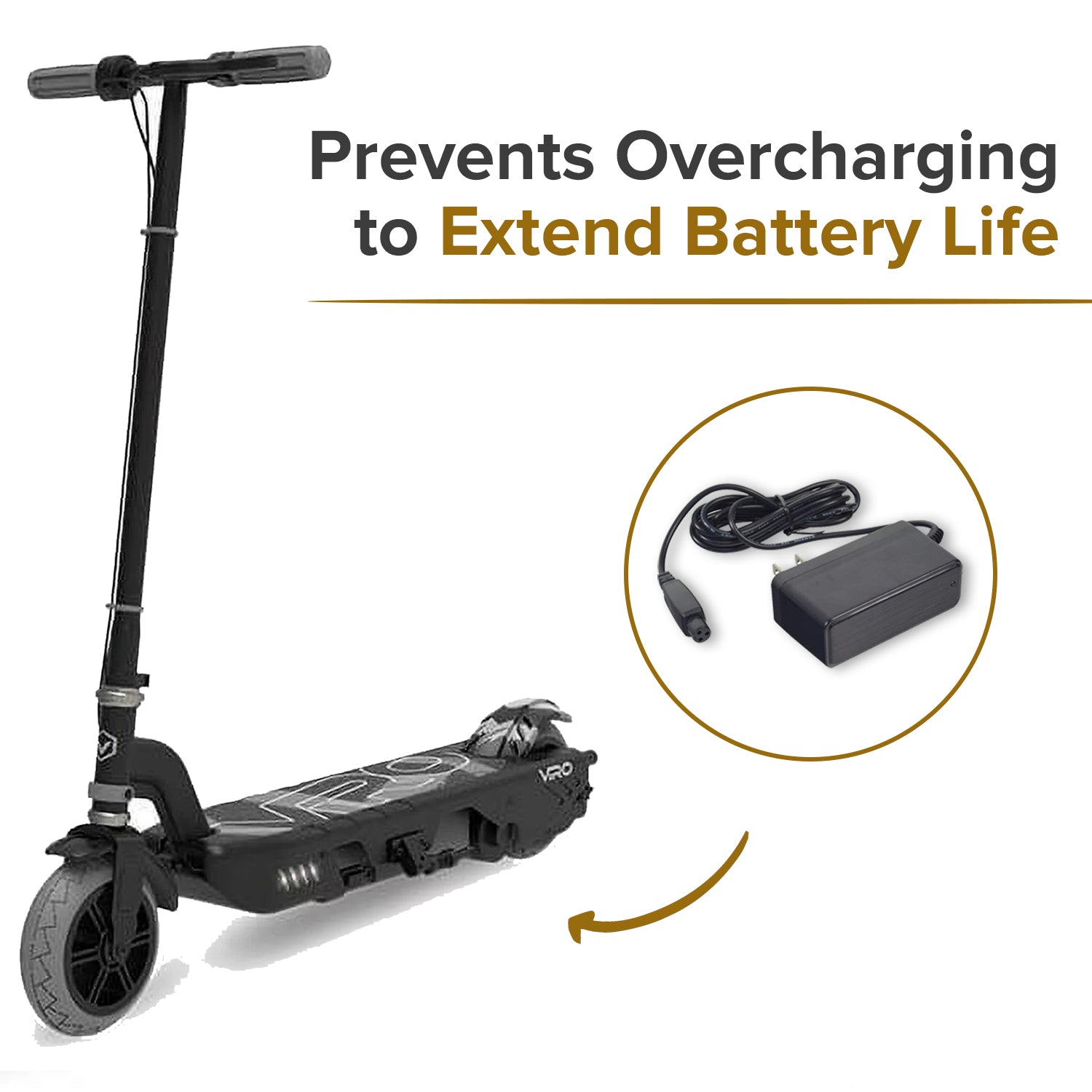 12 Volt 0.8 Amp Mini 3-Prong Battery Charger