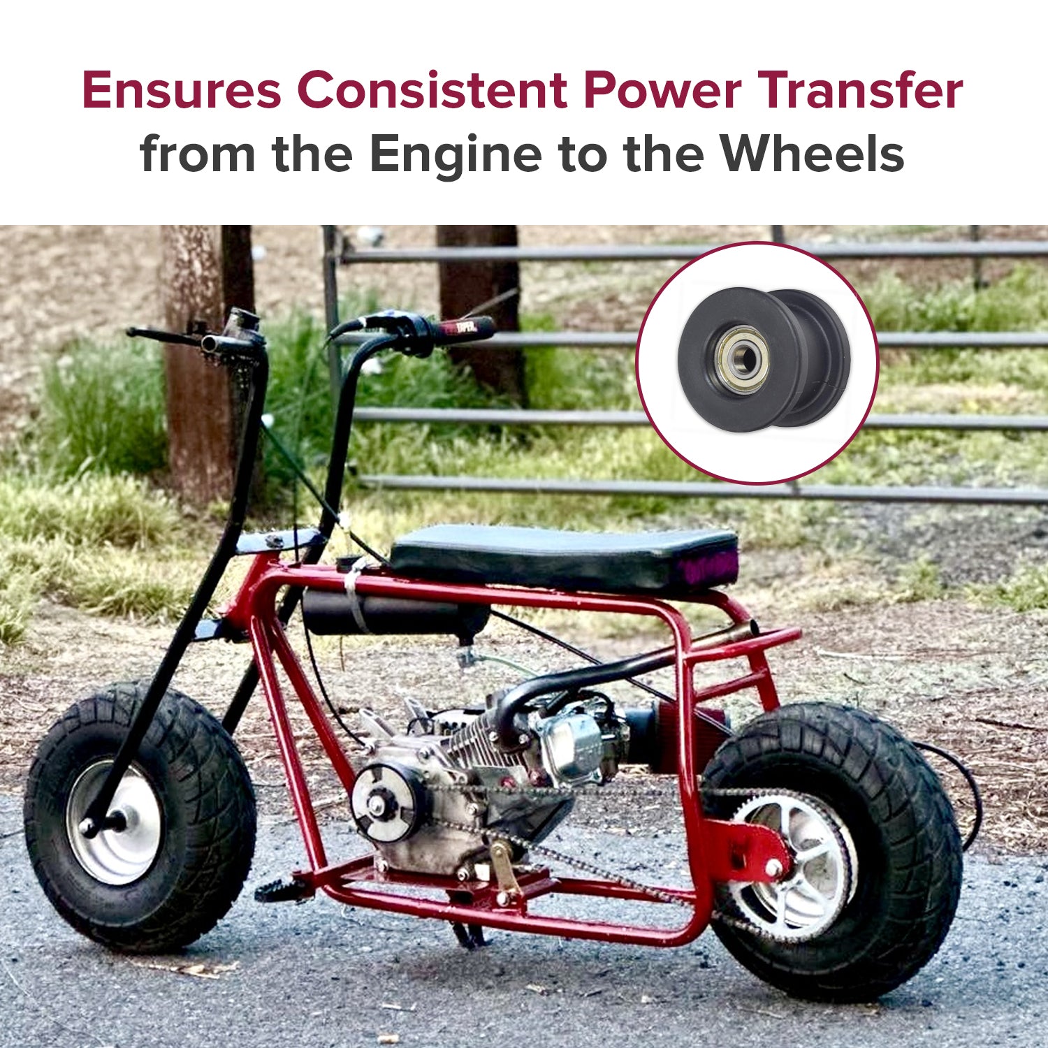 Chain Tensioner for the Baja Doodle Bug  (Blitz, Dirt Bug, Racer) Mini Bike