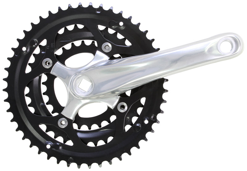 Close-up of the 170x48-36-26 Teeth Alloy Triple Speed Chain Sprocket, showcasing its detailed metal gears, suitable for bicycles and scooters, highlighting Sunlite's quality craftsmanship.