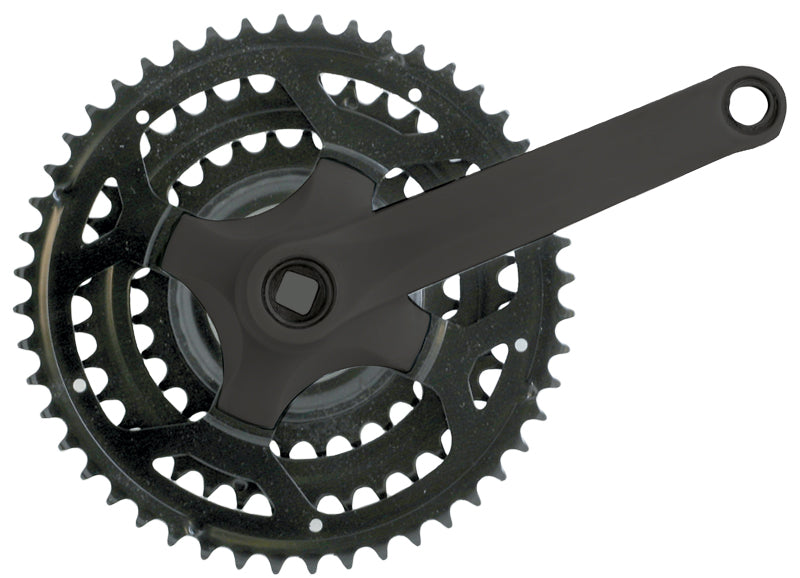 Close-up of the 170x48-38-28 Teeth Steel Triple Speed Chain Sprocket, showcasing intricate metal gears designed for bicycles and scooters by Sunlite.