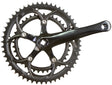 170x53-39 Teeth Alloy Double Speed Chain Sprocket, featuring a black bicycle chainring with a sleek black handle, ideal for enhancing the performance of bikes and scooters.