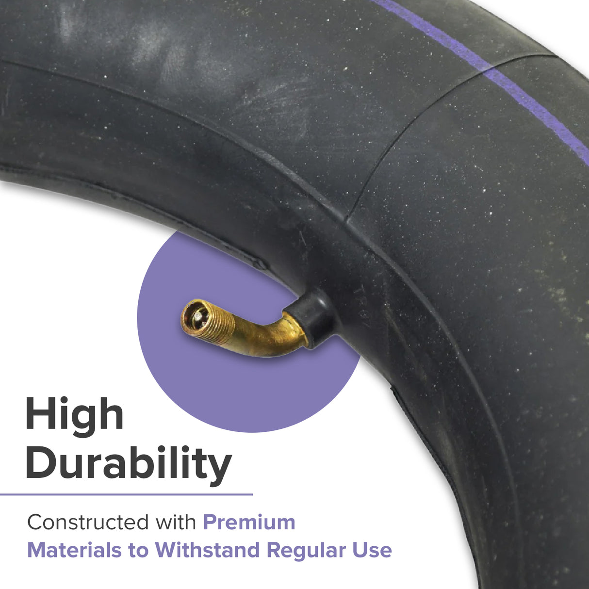 3.50-10 Inner Tube with Angled Valve Stem