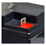 18 Ah (Half U1) 24 Volt AGM Mobility Scooter Battery Pack, featuring a black rectangular design with a red square, ideal for electric scooters and power chairs.