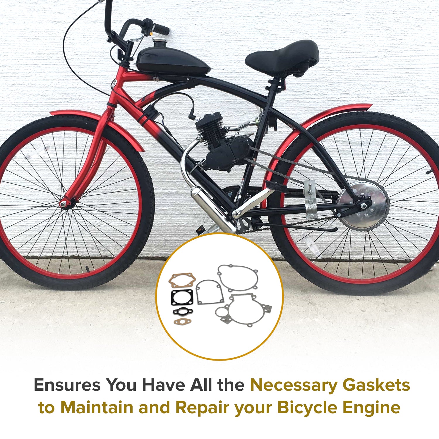 Gasket Set for 80cc 2-Stroke Bicycle Engine Kits