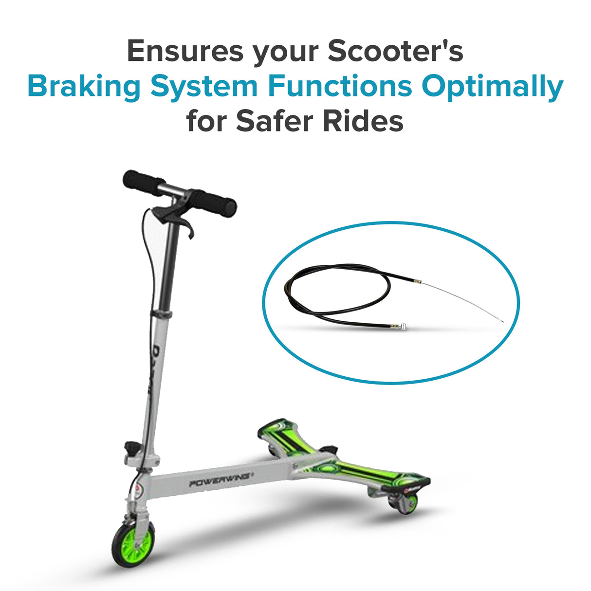 34" Scooter Brake Cable