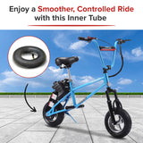 9x3.50-4 (9''x3-1/2'') Scooter Inner Tube with Angled Valve Stem