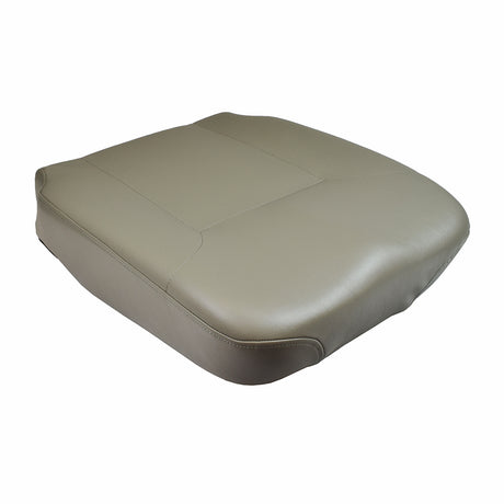 18W x 20D Gray Vinyl Seat Base for Jazzy Select power chair, shown as a cushion designed for the Captain's chair, suitable for pairing with Hi-Back or Low-profile seat back.