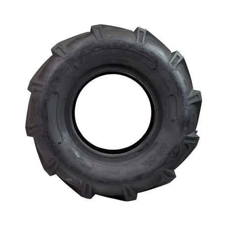 18x8.50-8 Tire with QD148 V-Tread, showing aggressive V-tread pattern, designed for ATVs and go-karts. Ideal for loose surfaces like mud, sand, and gravel.