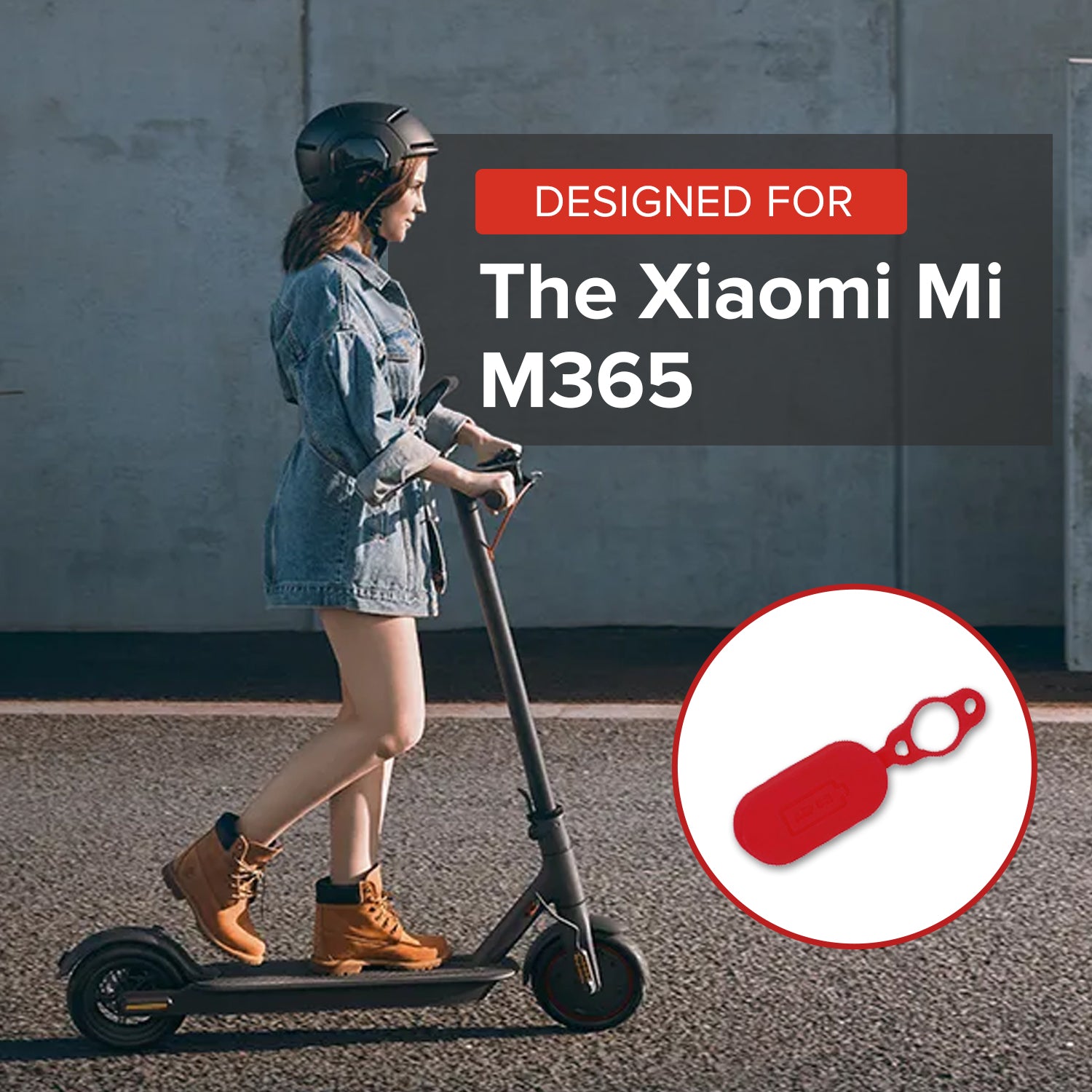 Charger Port Cover for the Xiaomi Mi M365