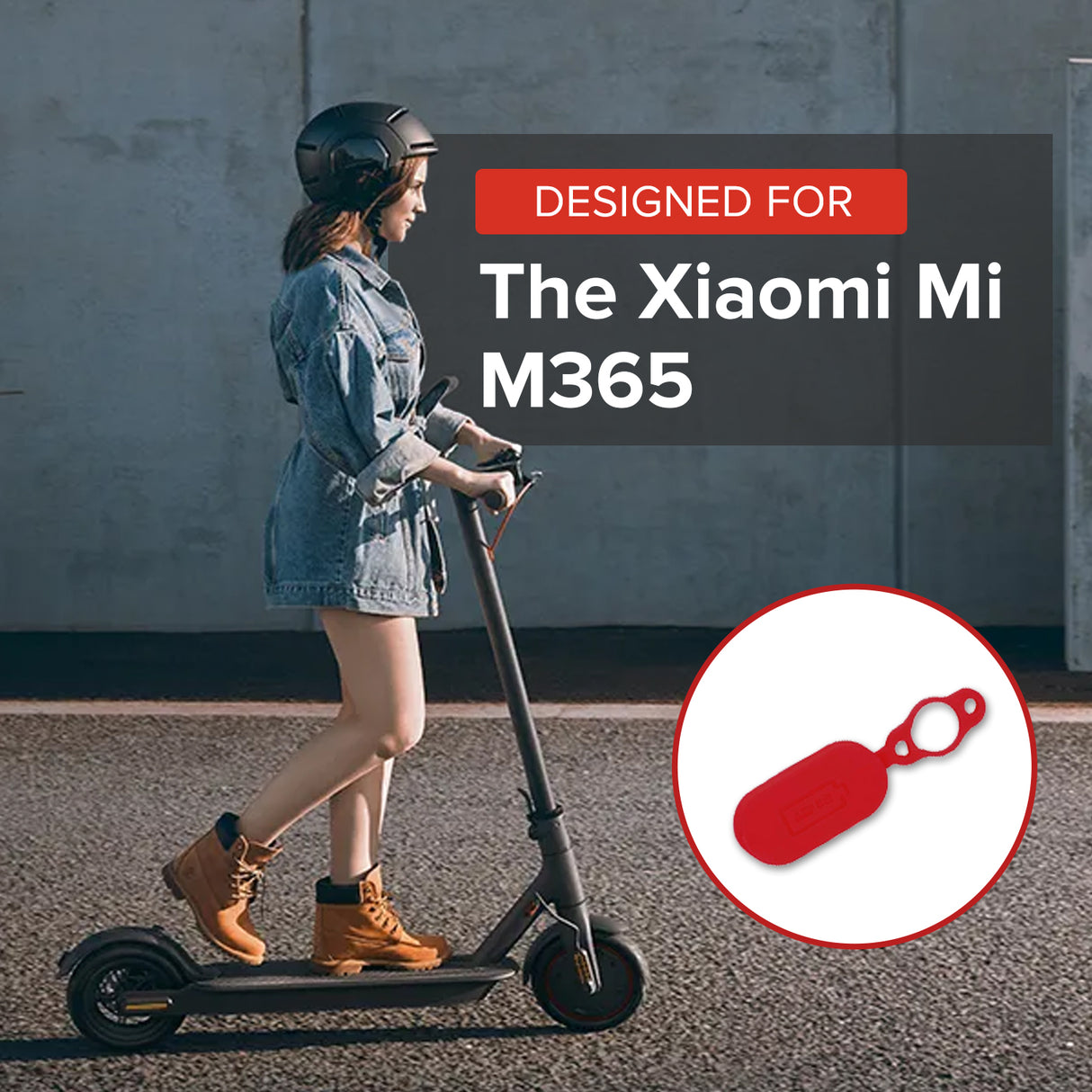 Charger Port Cover for the Xiaomi Mi M365