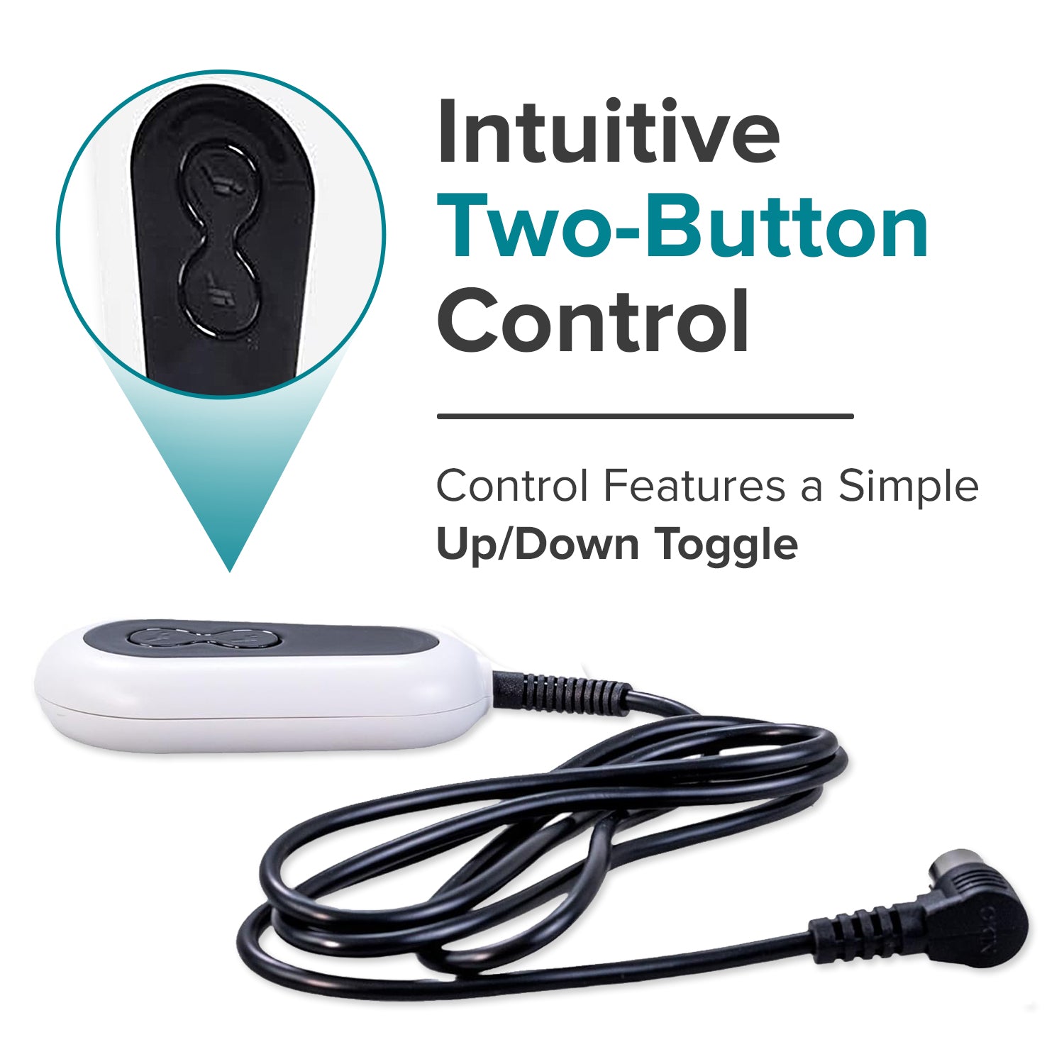 OKIN 2-Button Hand Control for Lift Chairs (JLDK-02)