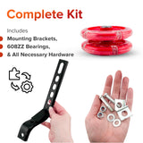 Training Wheels with Brackets & Hardware (Set of 2)