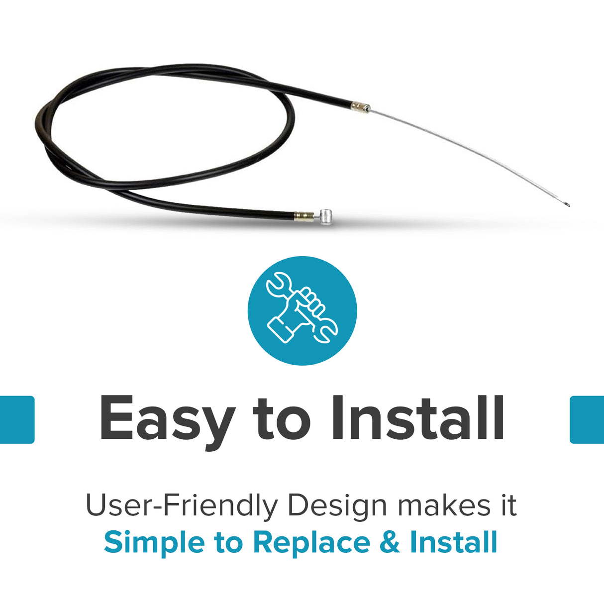 34" Scooter Brake Cable