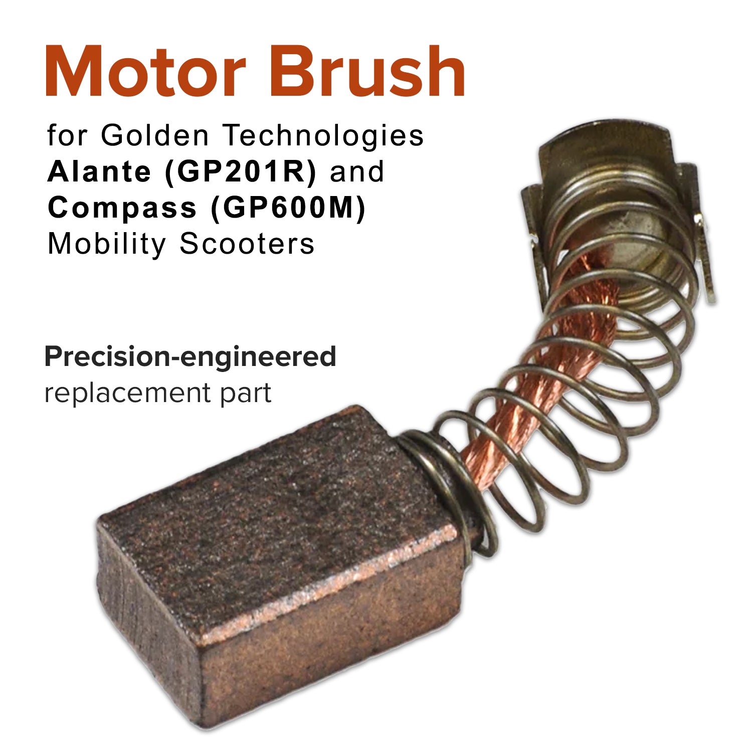 Motor Brush for the Golden Technologies Alante (GP201R) and Compass (GP600M)