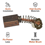 Motor Brush for the Merits Gemini (P301), Pioneer 9 (S331), and Pioneer 10 (S341) Power Chairs