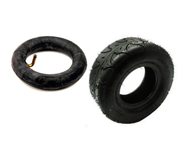 200x75 Tire and Tube Set for Bladez scooters, featuring a black rubber tire and matching inner tube, perfect as a replacement part for Bladez owners.