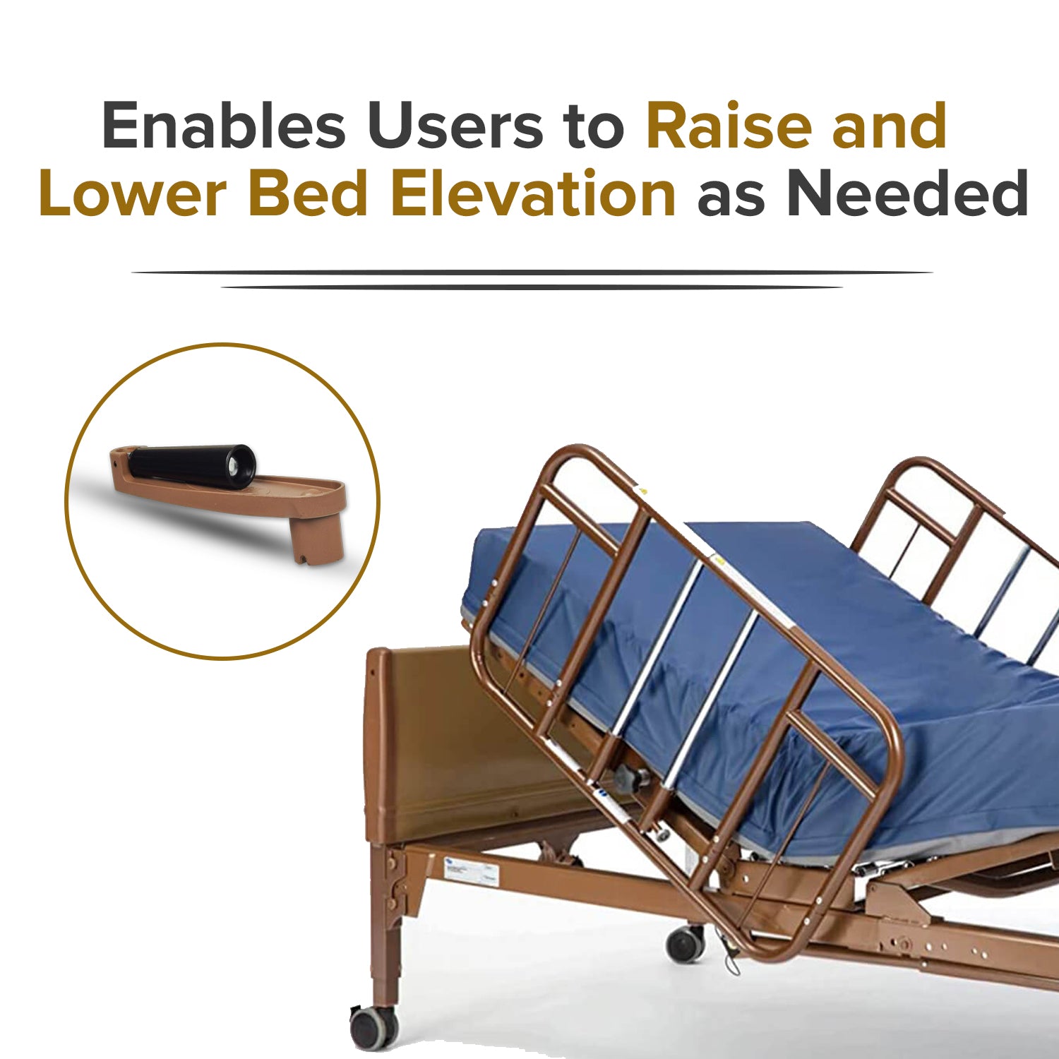Hi/Low Crank for Invacare Homecare Beds (1157942)