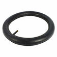 20x4 Inner Tube with Straight Schrader Valve Stem for Fat Tire Bikes, featuring a black rubber ring and a metal valve tube, ideal for off-road biking on dusty, sandy trails.