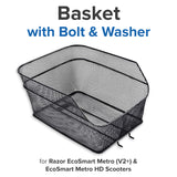 Basket with Bolt & Washer for Razor EcoSmart Metro (V2+) & EcoSmart Metro HD Scooters